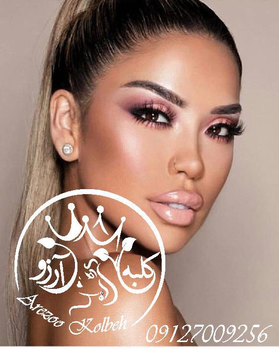 آرایش پلک پف دار آموزش آرایشگری زنانه , آموزش گریم پلک پفدار
